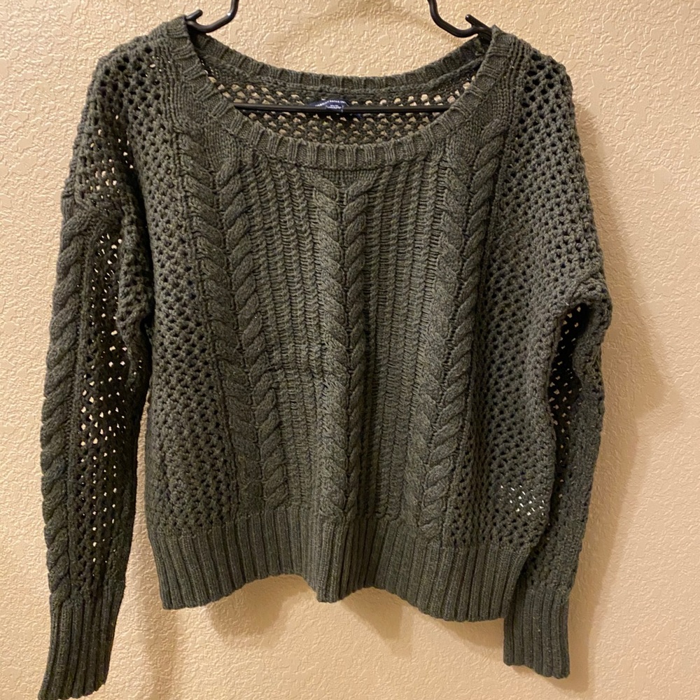 American Eagle Cable Knit Sweater
